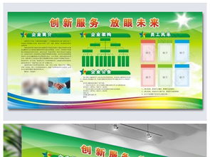 公司宣傳欄創(chuàng)新服務(wù)設(shè)計素材 高清CDR模板與展板設(shè)計大全