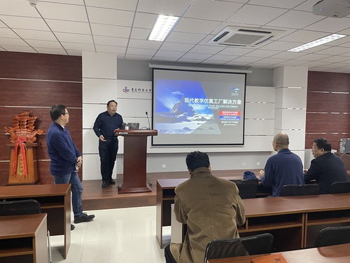 杭州百子尖科技股份有限公司來我院就現(xiàn)代教學仿真工廠項目進行深度交流